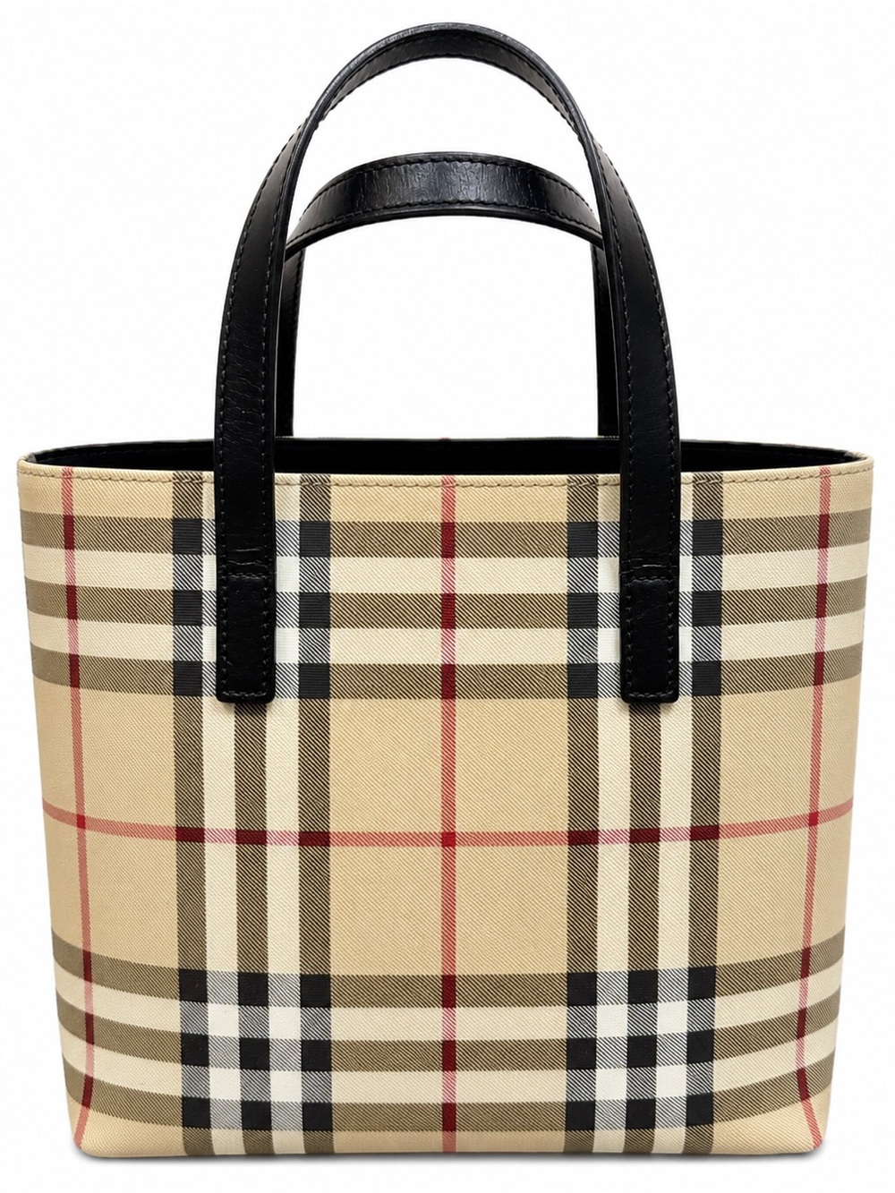 BURBERRY Nova Check Mini Tote Bag--VINTAGE